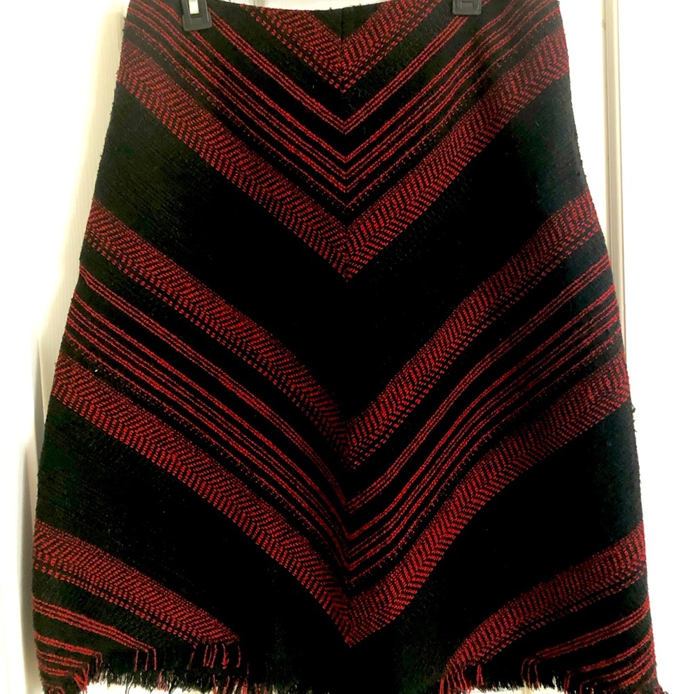 Red and Black Skirt